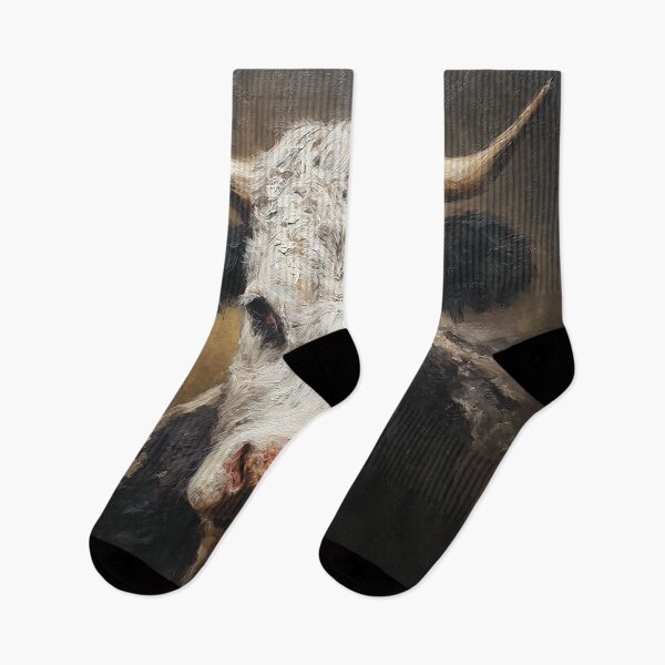 Item preview, Stoic Longhorn Portrait designed and sold by Pixel Junkies Studio.
