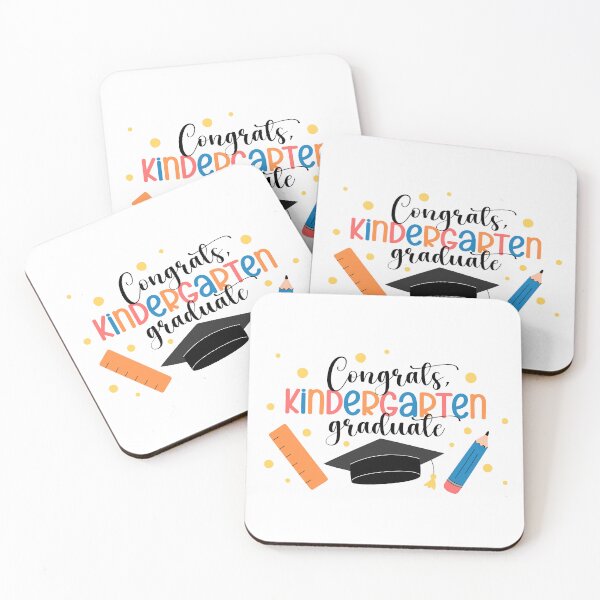 Item preview, Congrats Kindergarten Grad Cute Preschool Graduation Print designed and sold by AnnaVioletStore.