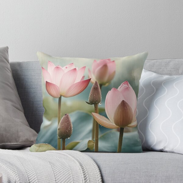 Item preview, Lotus Flowers in the Pond designed and sold by Poplartree.