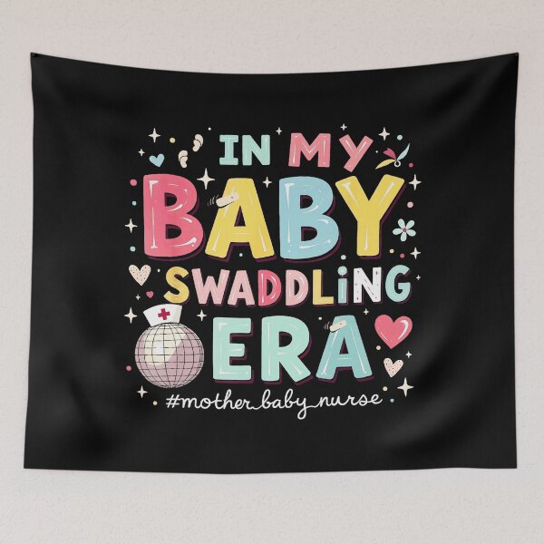 Item preview, In My Baby Swaddling Era Retro Nurse  designed and sold by zamiokaline.