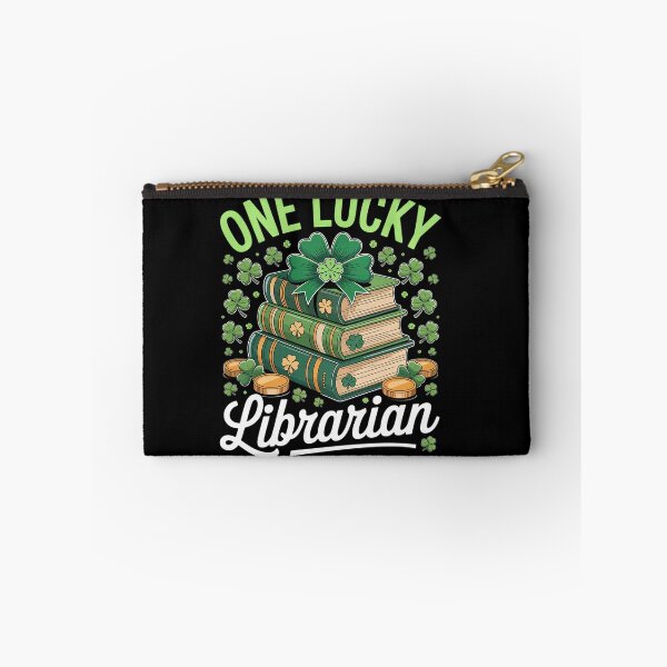 Item preview, Lucky Librarian St Patrick's Day Teacher Reading Book designed and sold by fferomananul.