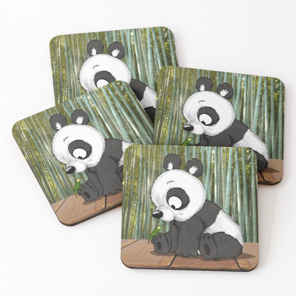Item preview, Curious Friends - Panda and Little Lizard designed and sold by J-Mindful.