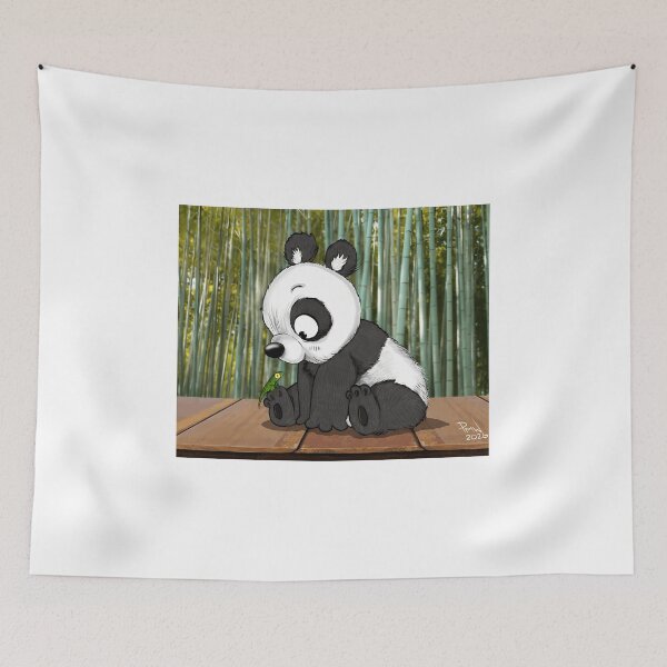 Item preview, Curious Friends - Panda and Little Lizard designed and sold by J-Mindful.