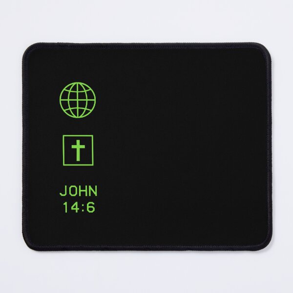 Item preview, Minimalist I am the way John 14:6 - 80s computer style modern Christian retrowave designed and sold by bard-art.