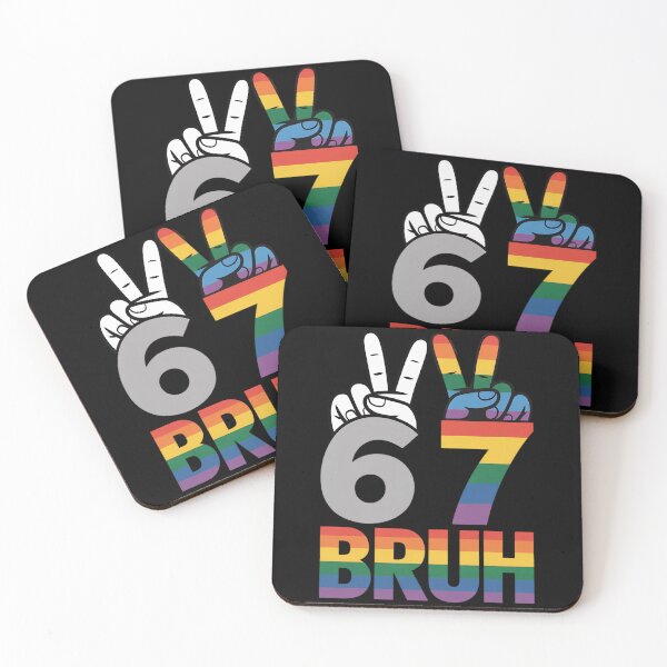 Item preview, Meme 67 Bruh LGBT Flag Gay Pride Month LGBTQ Six Seven 6 designed and sold by fferomananul.