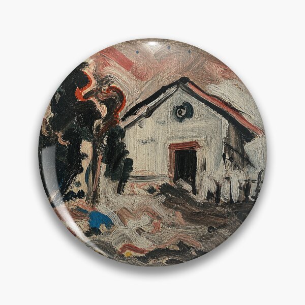 Item preview, Expressionist Cottage Painting Rustic Brushstroke  designed and sold by eliramaison.