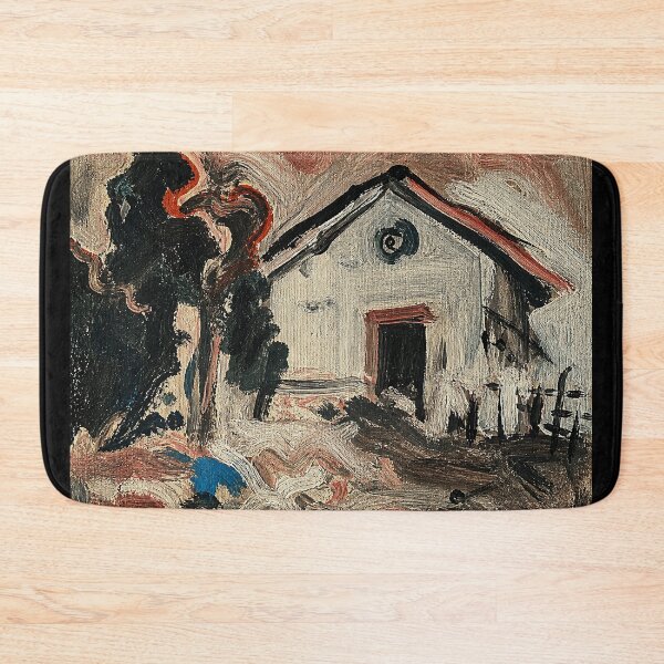 Item preview, Expressionist Cottage Painting Rustic Brushstroke  designed and sold by eliramaison.