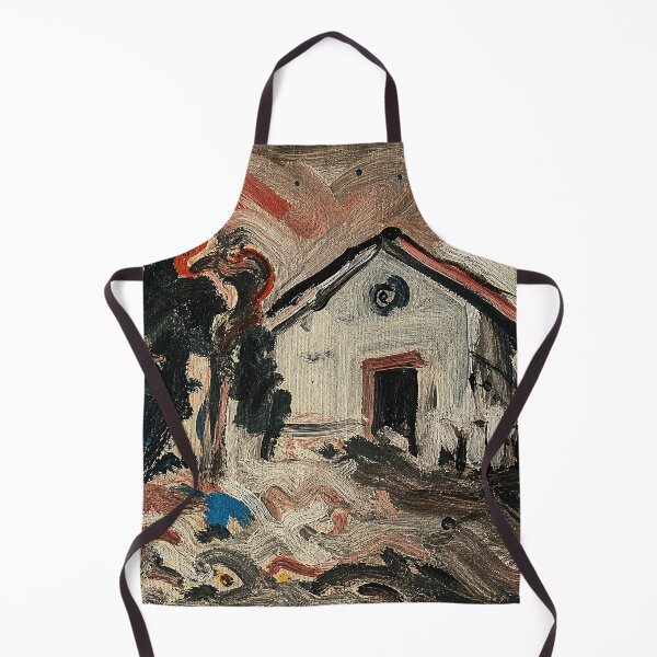 Item preview, Expressionist Cottage Painting Rustic Brushstroke designed and sold by eliramaison.