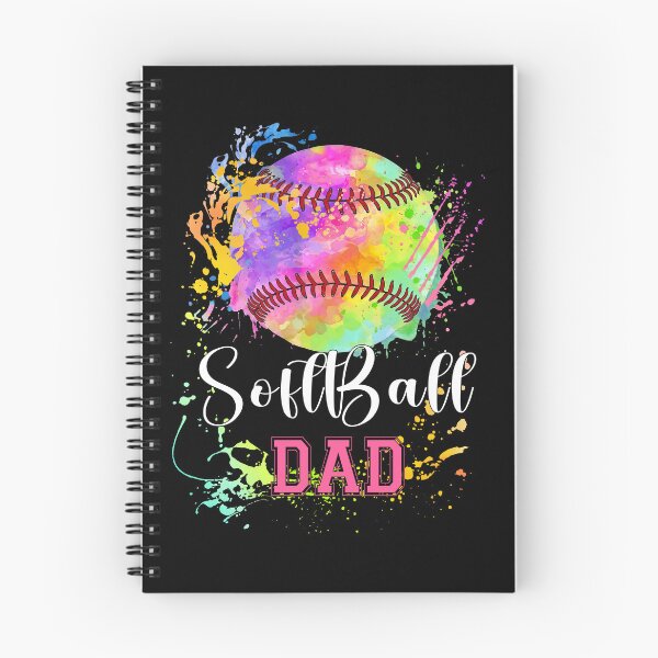 Item preview, Watercolor Softball Dad Splash Tee designed and sold by LashondaGreen89.