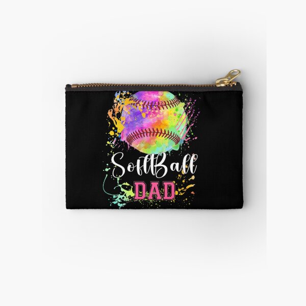Item preview, Watercolor Softball Dad Splash Tee designed and sold by LashondaGreen89.