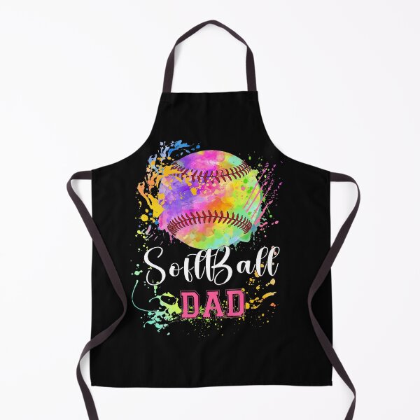 Item preview, Watercolor Softball Dad Splash Tee designed and sold by LashondaGreen89.