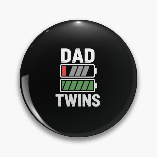 Item preview, Mens Dad Twins Funny Battery Dad Twins designed and sold by fferomananul.