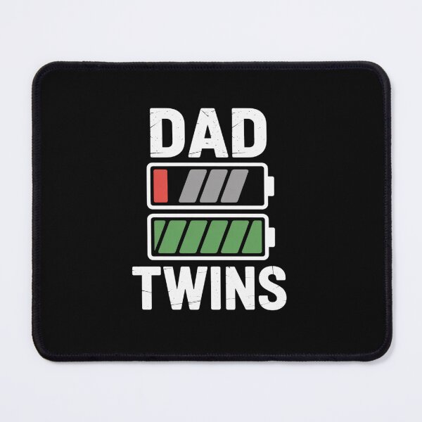 Item preview, Mens Dad Twins Funny Battery Dad Twins designed and sold by fferomananul.