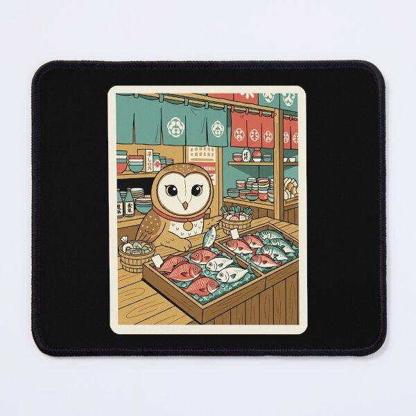 Item preview, Owl Fish Market Kawaii designed and sold by JordynLadukeg65.