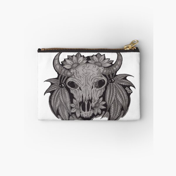 Item preview, western cow skull drawing  designed and sold by pksart1.