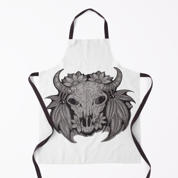 Item preview, western cow skull drawing designed and sold by pksart1.