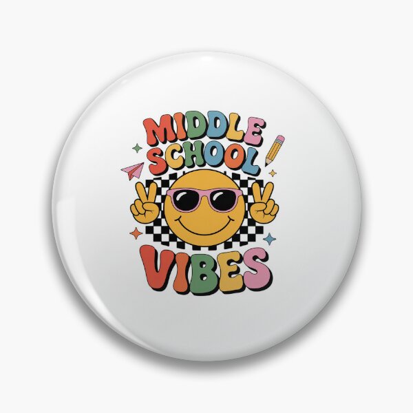 Item preview, Middle School Vibes Back to School Middle School Teacher designed and sold by fferomananul.