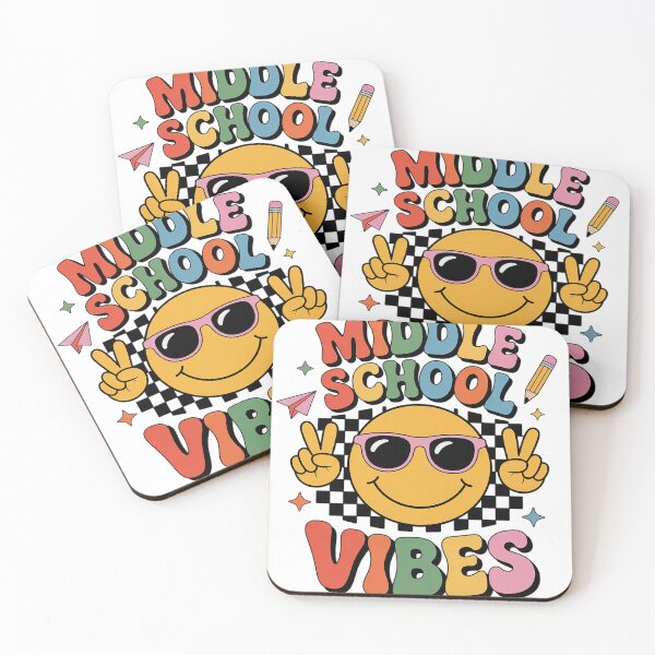 Item preview, Middle School Vibes Back to School Middle School Teacher designed and sold by fferomananul.