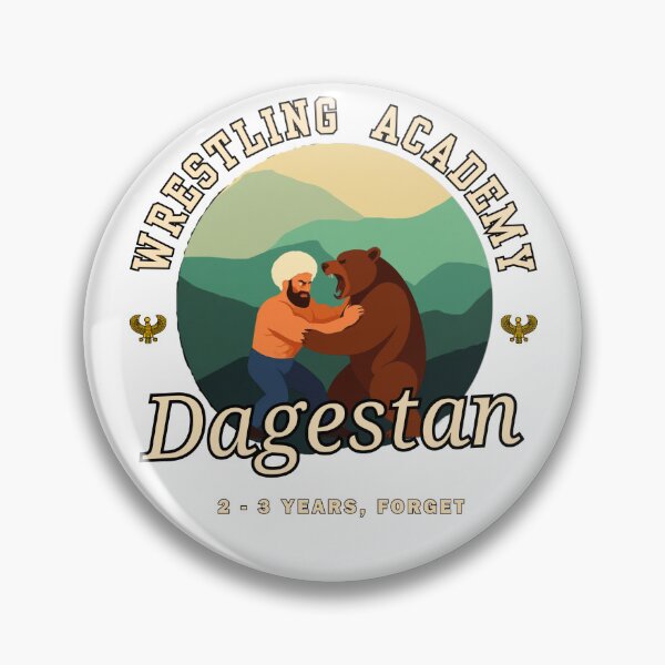 Item preview, Funny Dagestan Wrestling Academy, 2-3 years and forget designed and sold by ADFDesigns.