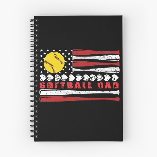Item preview, Patriotic Softball Dad USA Tee designed and sold by LashondaGreen89.
