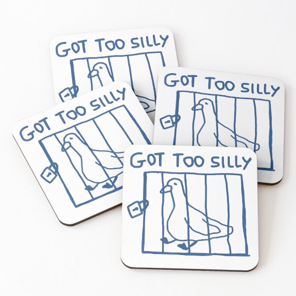 Item preview, got too silly goose meme funny goose  designed and sold by CAnastazyshop.