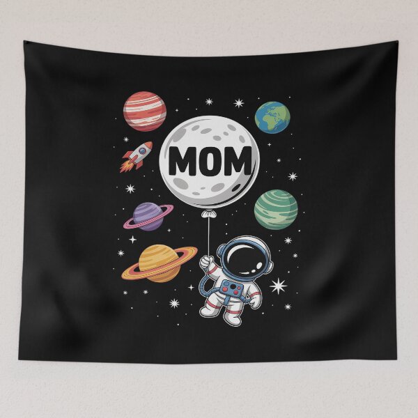 Item preview, Mom of The Birthday Boy Space Astronaut 1st Birthday Family designed and sold by fferomananul.