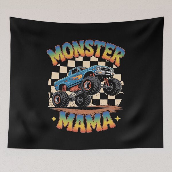 Item preview, Monster Truck Mama Family Matching Monster Trucks Birthday designed and sold by fferomananul.