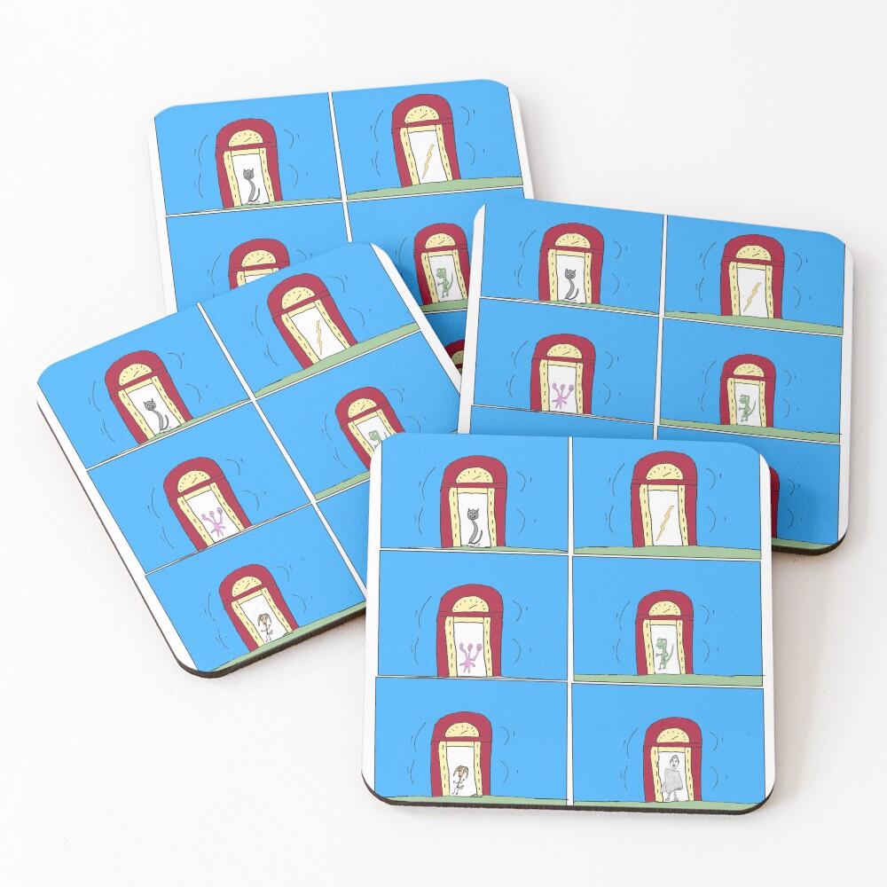 Item preview, Coasters (Set of 4) designed and sold by ElBoxa.