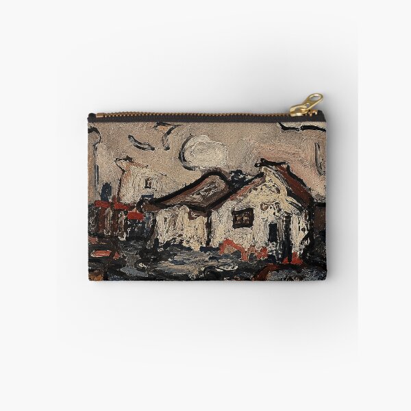 Item preview, Moody Cottage Landscape Textured Expressionist  designed and sold by eliramaison.