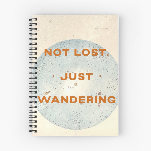 Item preview, Not Lost Just Wandering Retro Poster designed and sold by Eden Universe.