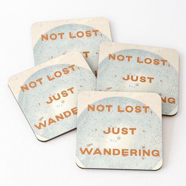 Item preview, Not Lost Just Wandering Retro Poster designed and sold by Eden Universe.