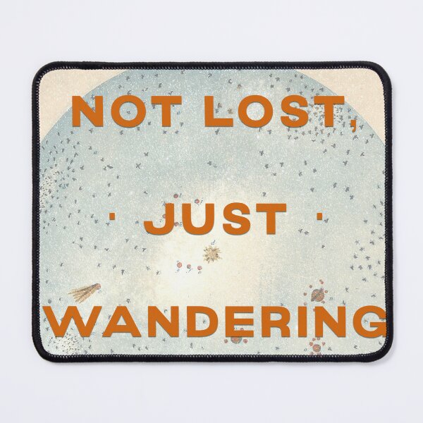 Item preview, Not Lost Just Wandering Retro Poster designed and sold by Eden Universe.