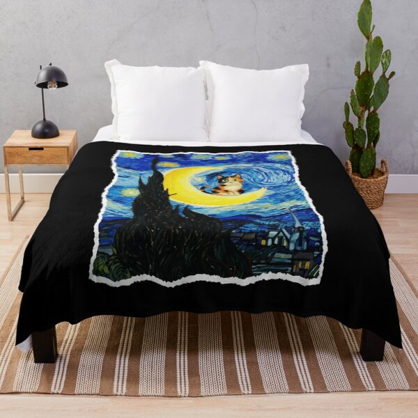 Item preview, Calico Cat on Crescent Moon Painting designed and sold by JordynLadukeg65.