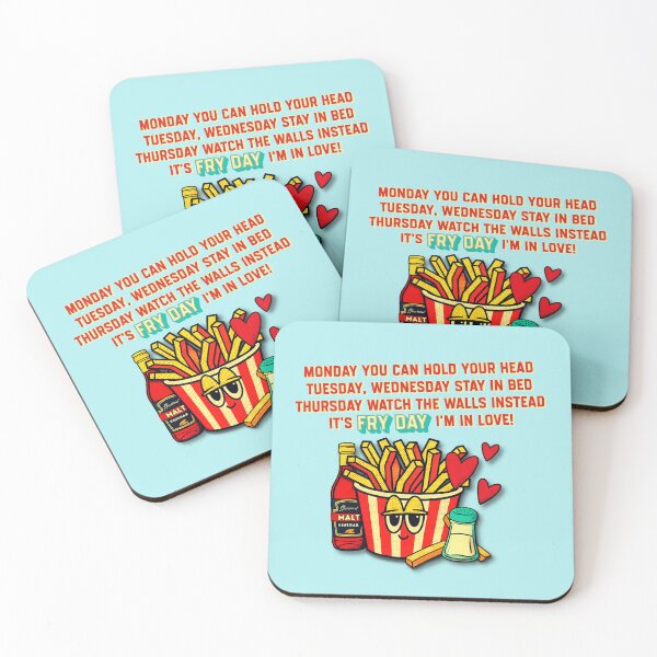 Item preview, The Cure Friday I'm In Love Fry Day designed and sold by pulse_retail.