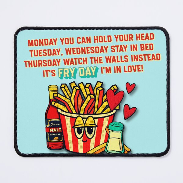 Item preview, The Cure Friday I'm In Love Fry Day designed and sold by pulse_retail.