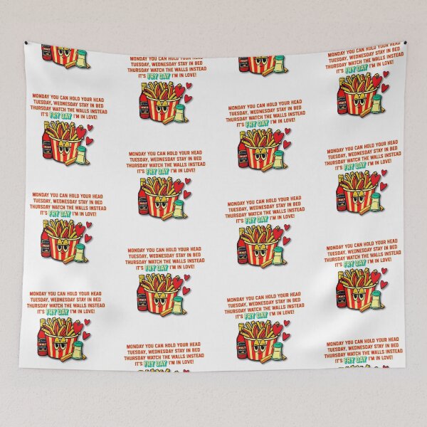 Item preview, The Cure Friday I'm In Love Fry Day designed and sold by pulse_retail.