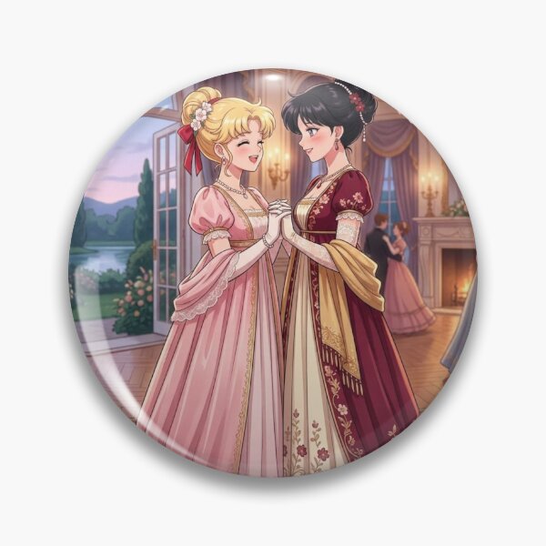 Item preview, Minako and Rei at the Regency Ball designed and sold by Solace Sparkles.