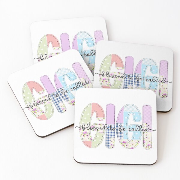 Item preview, Blessed to Be Called Gigi Floral Patchwork designed and sold by zamiokaline.