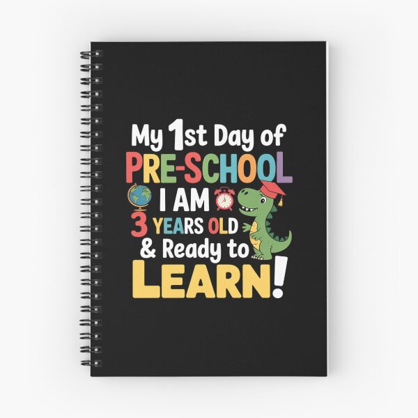 Item preview, My 1st Day of Pre-School I Am 3 Years Old & Ready to Learn designed and sold by fferomananul.