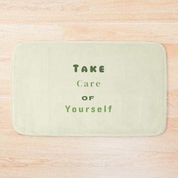 Item preview, Take Care Of Yourself Stickers Prints Posters Wall Art Magnet Home Coffee Cup Decoration TShirt Stationary Notebook Magnet Hat Kitchen Work School Office Redbubble Shop designed and sold by Saritas Boutique Shop.