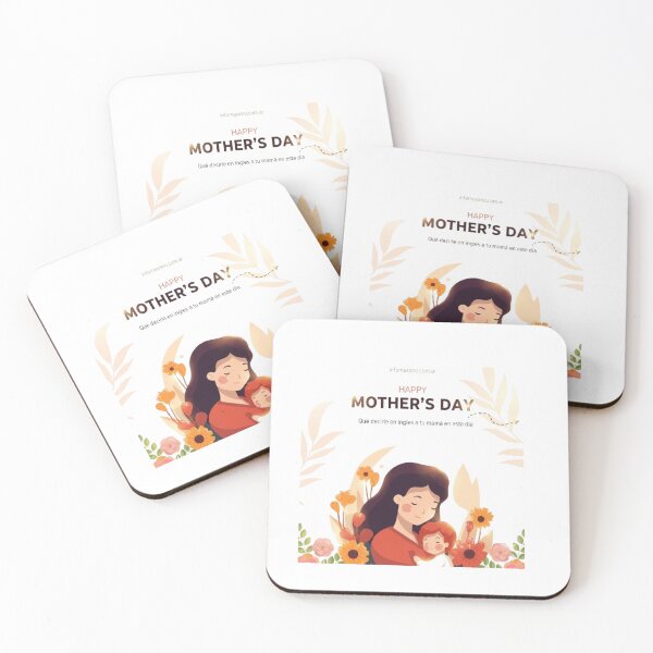 Artikelvorschau, Mother and Child Illustration with Autumn Flowers entworfen und verkauft von AnyeloDesign.