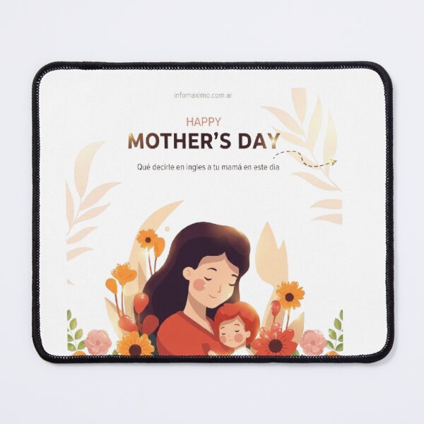 Item preview, Mother and Child Illustration with Autumn Flowers designed and sold by AnyeloDesign.