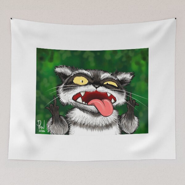 Item preview, Don't Mess With Me - Grumpy Raccoon designed and sold by Baby-Care.