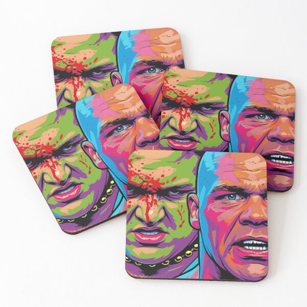 Item preview, Olympic Hero meets Samoan Rage | Joe and Angle pop art designed and sold by The Irish Whip.