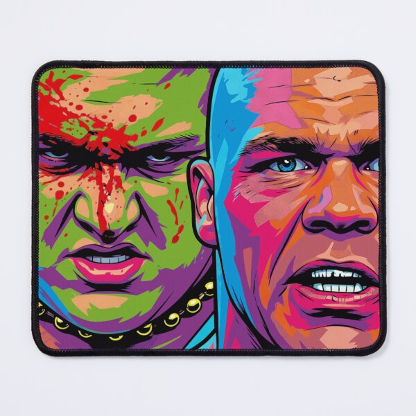 Item preview, Olympic Hero meets Samoan Rage | Joe and Angle pop art designed and sold by The Irish Whip.