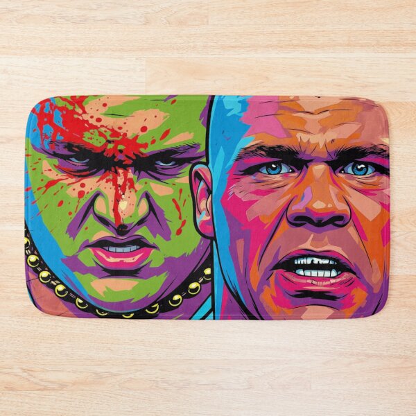 Item preview, Olympic Hero meets Samoan Rage | Joe and Angle pop art designed and sold by The Irish Whip.