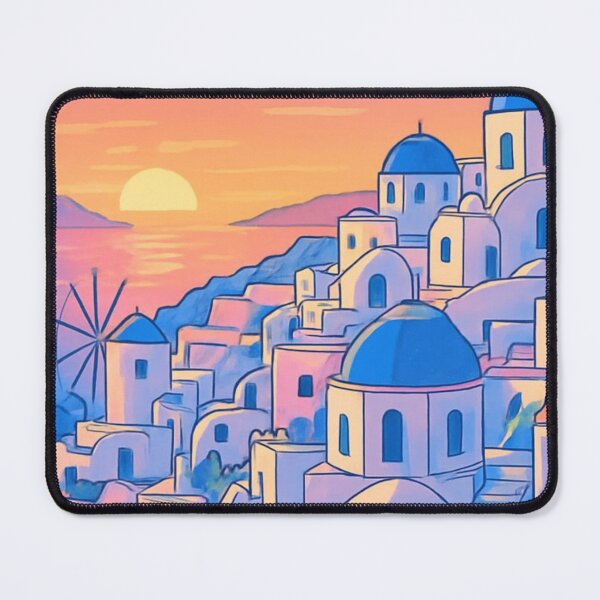 Item preview, Santorini Island, Greece designed and sold by GUNAPRIYAA.