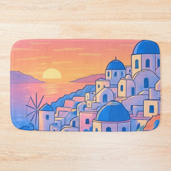 Item preview, Santorini Island, Greece designed and sold by GUNAPRIYAA.