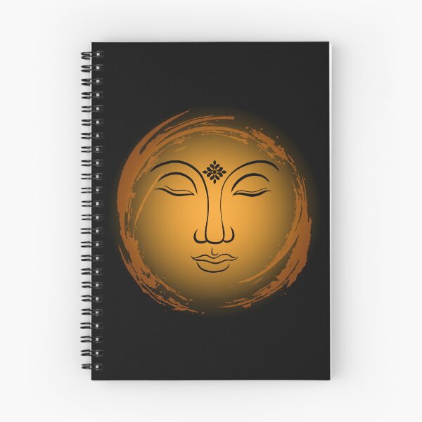 Aperçu de l'œuvre Visage céleste solaire pour la paix intérieure | Design bohème, spirituel et minimaliste créée et vendue par DonaFada.