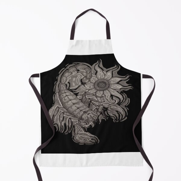 Item preview, scorpion drawing with flower designed and sold by pksart1.